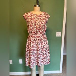 Gap kids linen blend floral dress